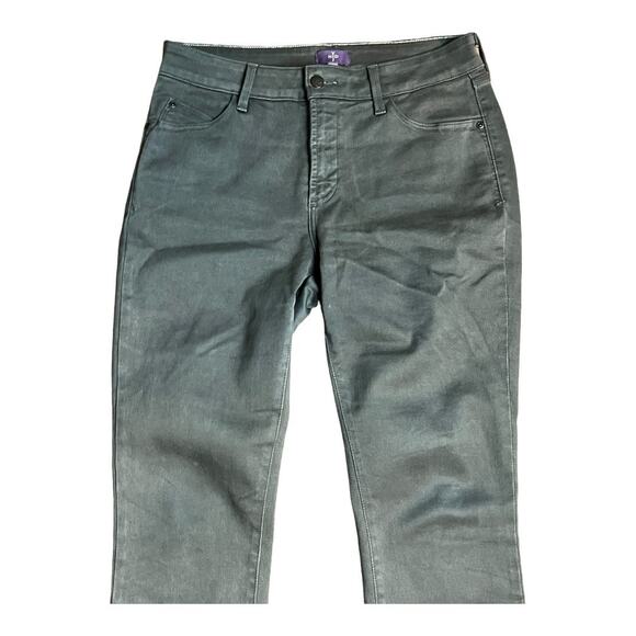 NYDJ Womens Jeans Not Your Daughters Jeans Stretch Leggings Charcoal Gray Grey 8 - Picture 2 of 7